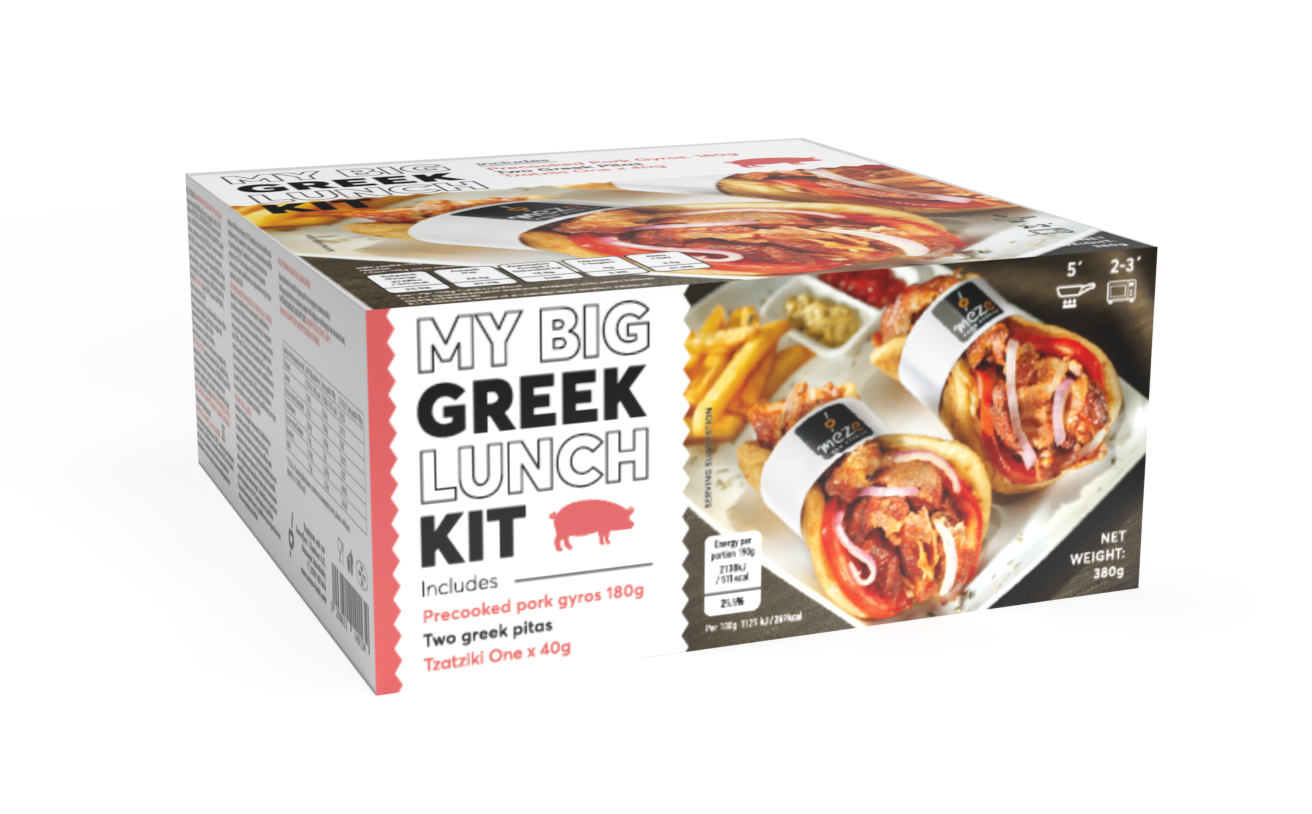 My Big Greek Lunch Kit Pork